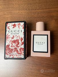 Bottiglia vuota  compl. di scatola profumo Gucci