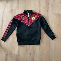 Adidas x manchester united felpa con zip taglia M
