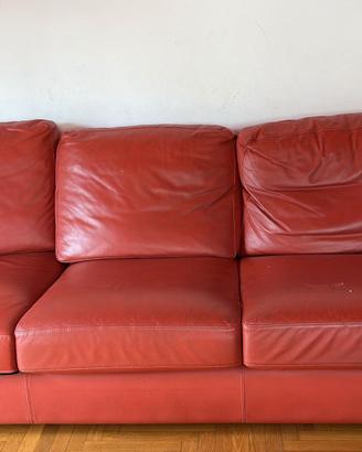 Divano rosso 