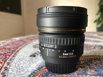 FISHEYE 8 MM 1.3.5 EX DG SIGMA