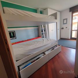 Letto a castello da una piazza e mezza