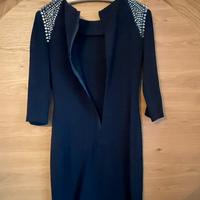 Vestito nero elegante corto