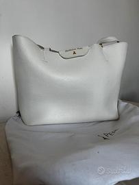 Patrizia Pepe - maxi bag bianca sfumata