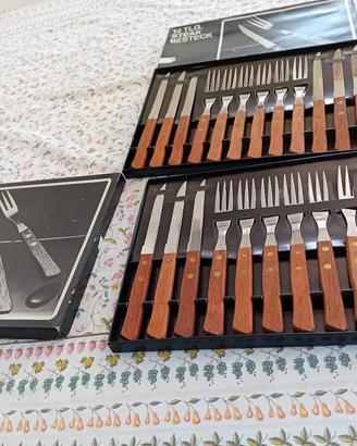 set posate per carne