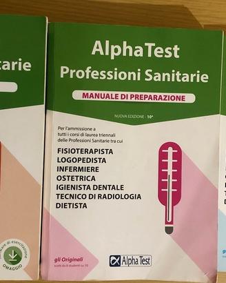 Kit completo professioni sanitarie Alpha Test