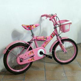 Bicicletta bambina Baby Star rosa 16" con cestello