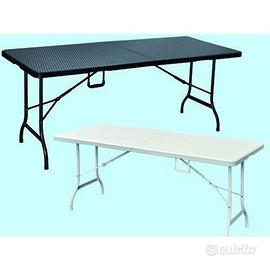 Tavolo rettangolare polyrattan Levante cm 180