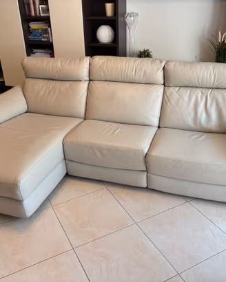 Divano in pelle Divani&Divani by Natuzzi 3 posti