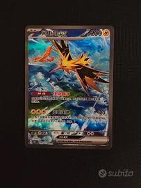 Carta Pokémon Zapdos Ex set 151 SAR cinese