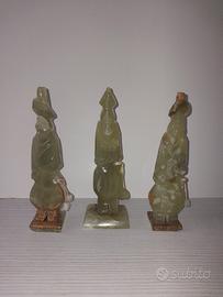 Set 3 Statue in Onice – Artigianato Brasiliano '80