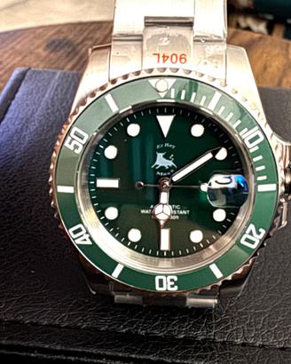 OROLOGIO SUBACQUEO AUTOMATICO NUOVO PELLICOLATO