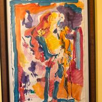 Dipinti originali autografati Dario Fo