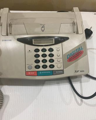 Fax con telefono vintage
