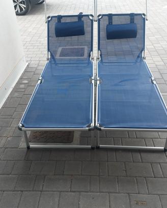 Brandine da spiaggia in alluminio