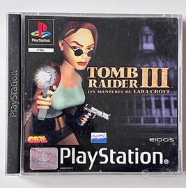 Tomb Raider III PS1 PAL Francese Originale Testato
