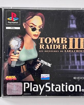 Tomb Raider III PS1 PAL Francese Originale Testato