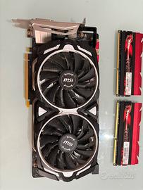 Scheda video Msi GeForce GTX 1070 Armor 8 gb
