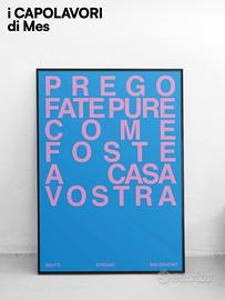 Poster A2 "PR**O FATE PURE COME FOSTE..."