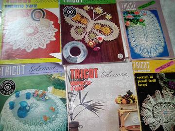 Riviste Filet Tricot uncinetto vintage
