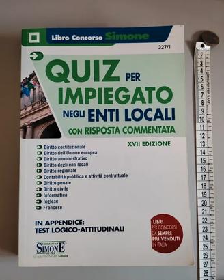 Quiz per impiegato negli enti locali. 2019