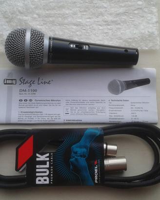 Microfono dinamico cardioide IMG Stage Line DM1100