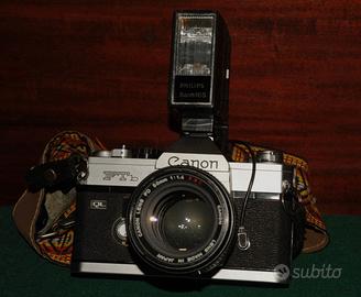 CANON FTb QL con 50mm e 135mm  MINT