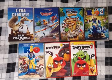 Lotto 10 DVD cartoni animati film d'animazione per