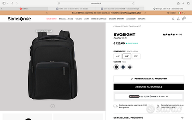Zaino Business Samsonite