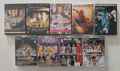 Lotto 9 DVD NBA HarryPotter Spiderman PearlHarbor