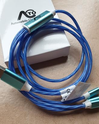 Cavo usb 3 in 1 ACI Automobile Club Torino phone