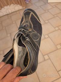 Scarpe Pollini Uomo Pelle Nero Oro