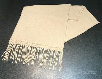 Sciarpa beige in Cashmere, Angora e lana