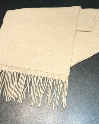 Sciarpa beige in Cashmere, Angora e lana