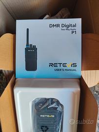 Walkie Talkie Retevis P1 DMR, ripetitore radio