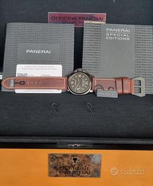 PANERAI LUMINOR MARINA BLACK SEAL DLC LEFT HANDED 