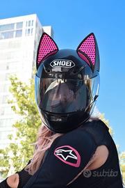 Orecchie da gatto per casco moto - Abbigliamento e Accessori In