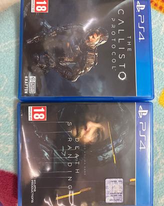ps4 THE CALLISTO PROTOCOL e DEATH STRANDING