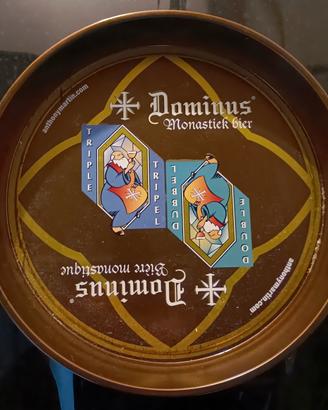 Vassoio in metallo Birra Dominus