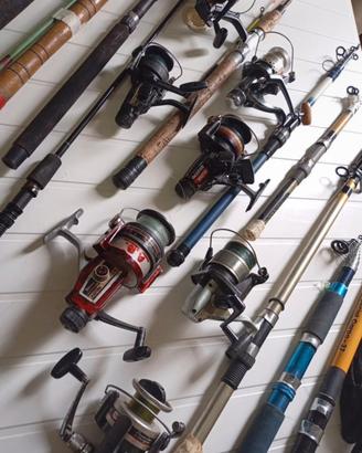 Set canne da pesca