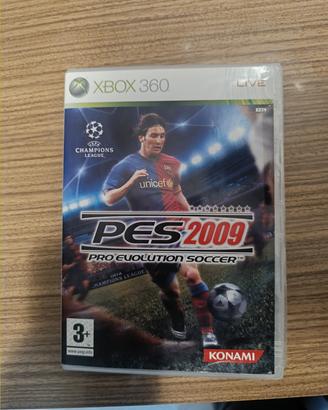 PES 2009 per xbox 360 usato