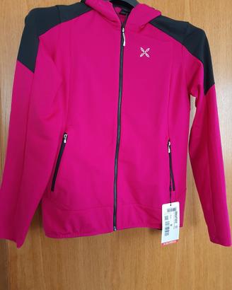 felpa capuccio lighr Revolution fucsia 