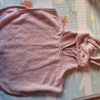 Asciugamano neonata BAMBOOM+ con orecchie 