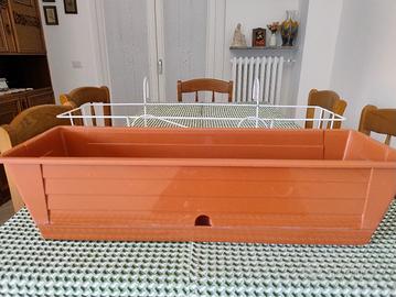Fioriera Mistral cm. 62 x 20 x 17