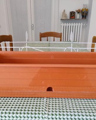 Fioriera Mistral cm. 62 x 20 x 17