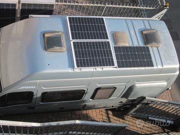 Impianto fotovoltaio su camper