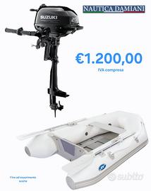 Motore Suzuki 2,5hp più tender Eurovinil nuovi