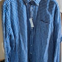 Camicia uomo in puro lino a quadretti 