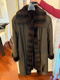 Parka/cappotto invernale verde oliva