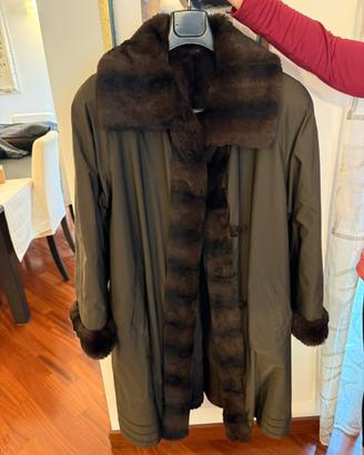 Parka/cappotto invernale verde oliva