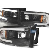 FARI PER DODGE RAM 02-06 TUBO LED NERO